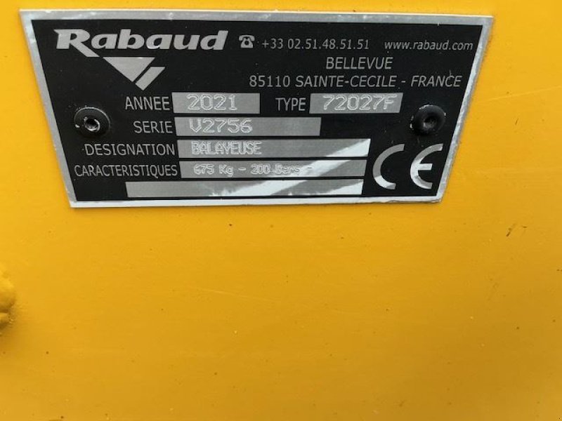 Kehrmaschine des Typs Rabaud TURBONET2300A, Gebrauchtmaschine in les hayons (Bild 5)