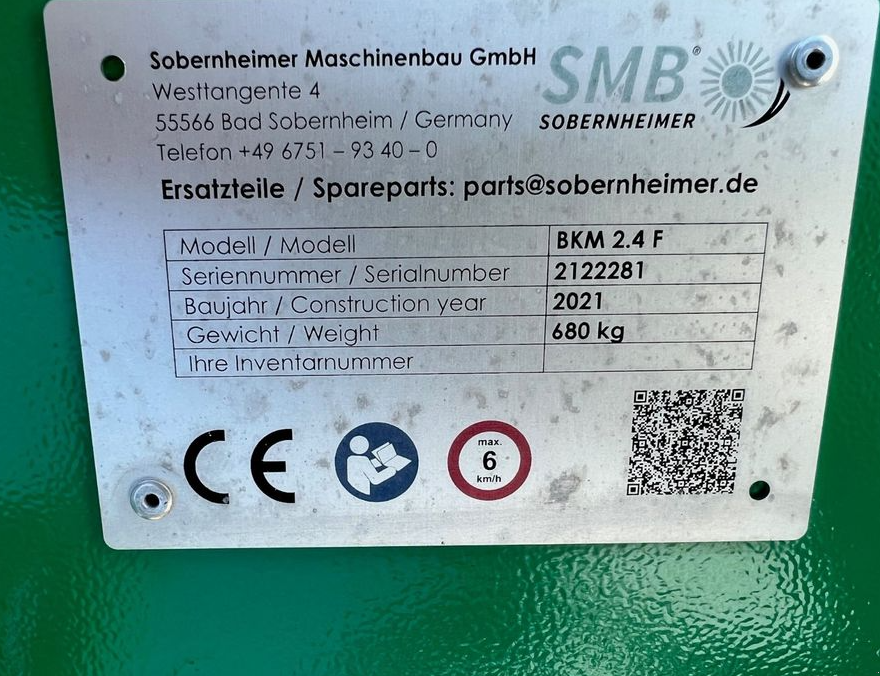 Kehrmaschine des Typs Reil & Eichinger Sobernheimer Baukehrmaschine BKM 2.4F Abverkauf Mietparkmaschine Reil & Eichinger, Gebrauchtmaschine in Nittenau (Bild 7)