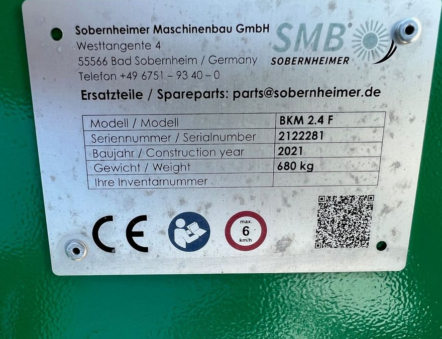 Kehrmaschine a típus Reil & Eichinger Sobernheimer Baukehrmaschine BKM 2.4F Abverkauf Mietparkmaschine Reil & Eichinger, Gebrauchtmaschine ekkor: Nittenau (Kép 7)