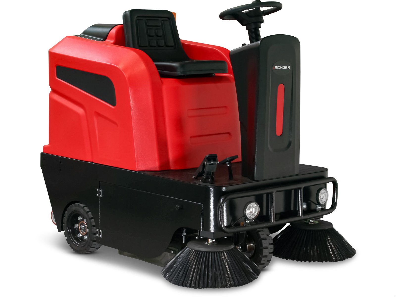 Kehrmaschine des Typs Schorr Aufsitzkehrmaschine Elektro Kehrmaschine Straßenkehrmaschine Bodenkehrer, Neumaschine in Schüttorf (Bild 1)