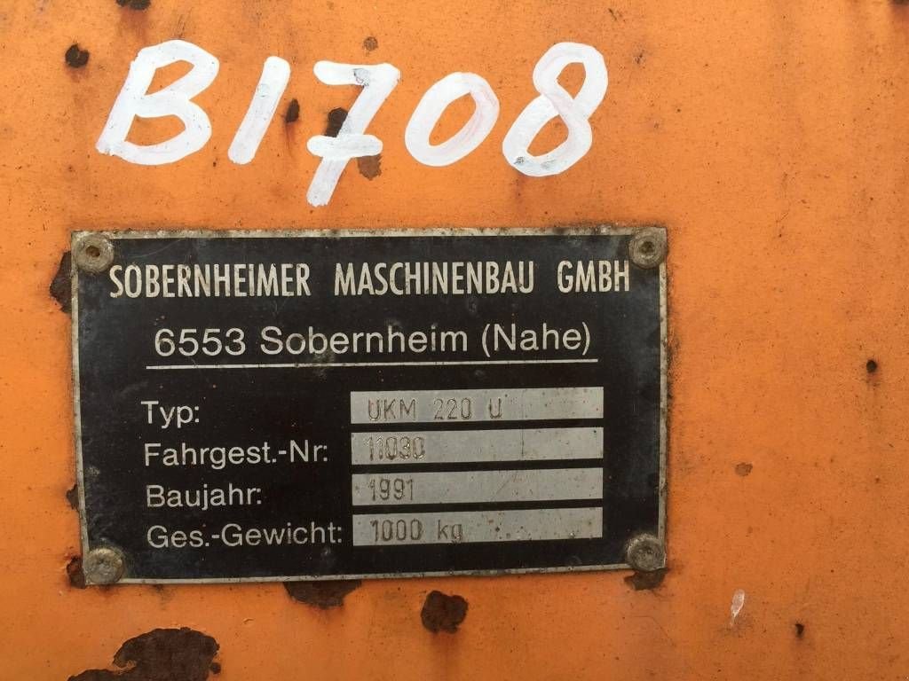 Kehrmaschine des Typs Sobernheimer UKM 220, Gebrauchtmaschine in Almelo (Bild 5)