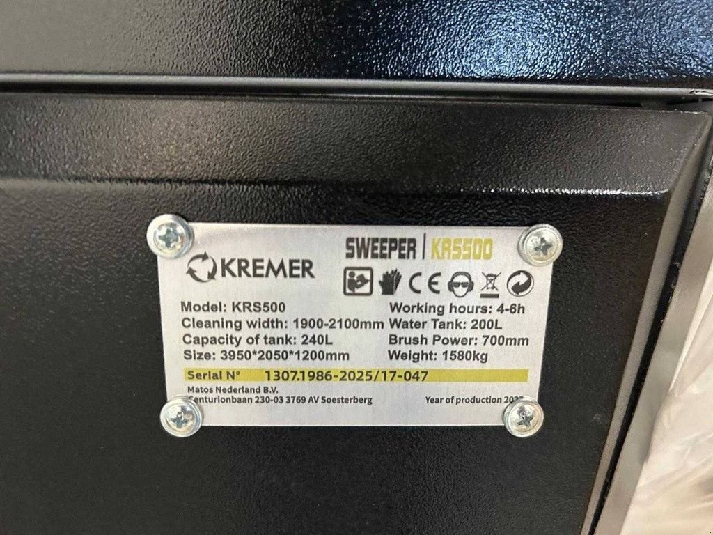 Kehrmaschine typu Sonstige Kremer KRS500, Gebrauchtmaschine v Antwerpen (Obrázek 5)