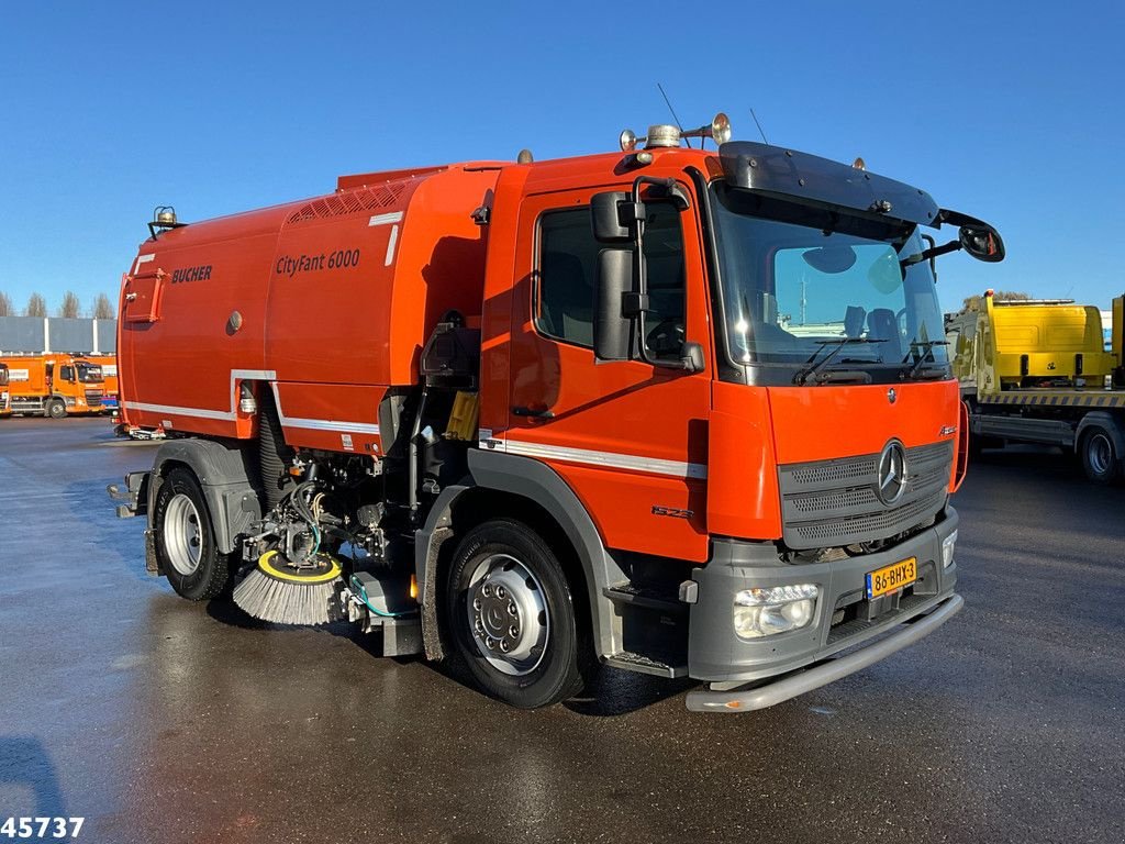 Kehrmaschine des Typs Sonstige Mercedes Benz Atego 1324 Euro 6 Bucher Cityfant 6000 Just 82.371 km!, Gebrauchtmaschine in ANDELST (Bild 9)