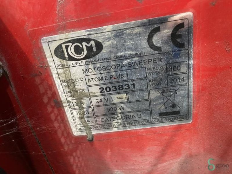 Kehrmaschine Türe ait Sonstige RCM Atom Plus, Gebrauchtmaschine içinde Wijchen (resim 7)