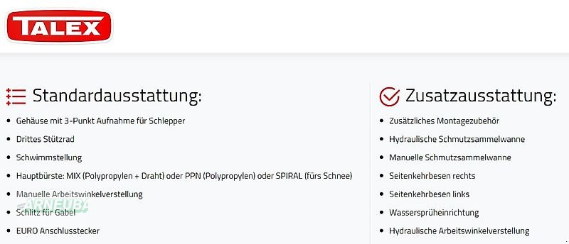 Kehrmaschine a típus Talex ECO Clean 1,20/1,50/1,80/2,30m, Neumaschine ekkor: Schlettau (Kép 5)
