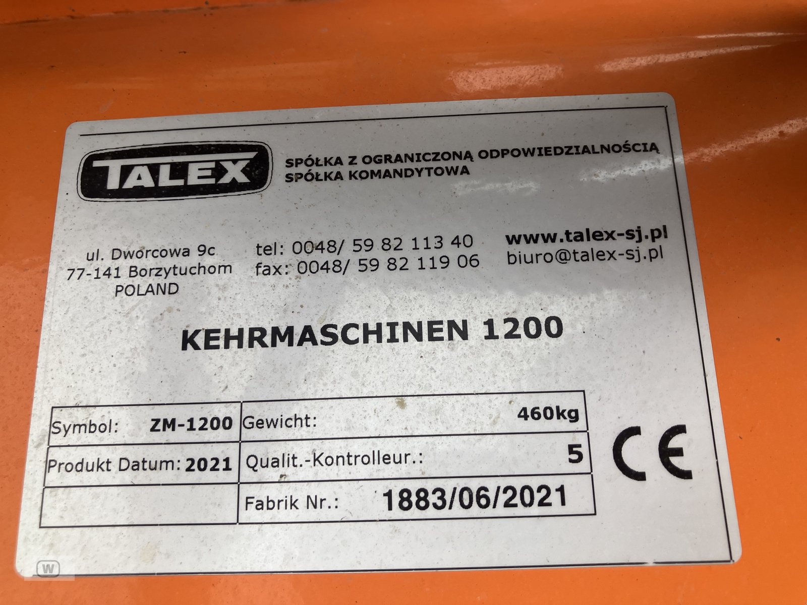 Kehrmaschine of the type Talex Eco Clean 120, Gebrauchtmaschine in Zell an der Pram (Picture 21)