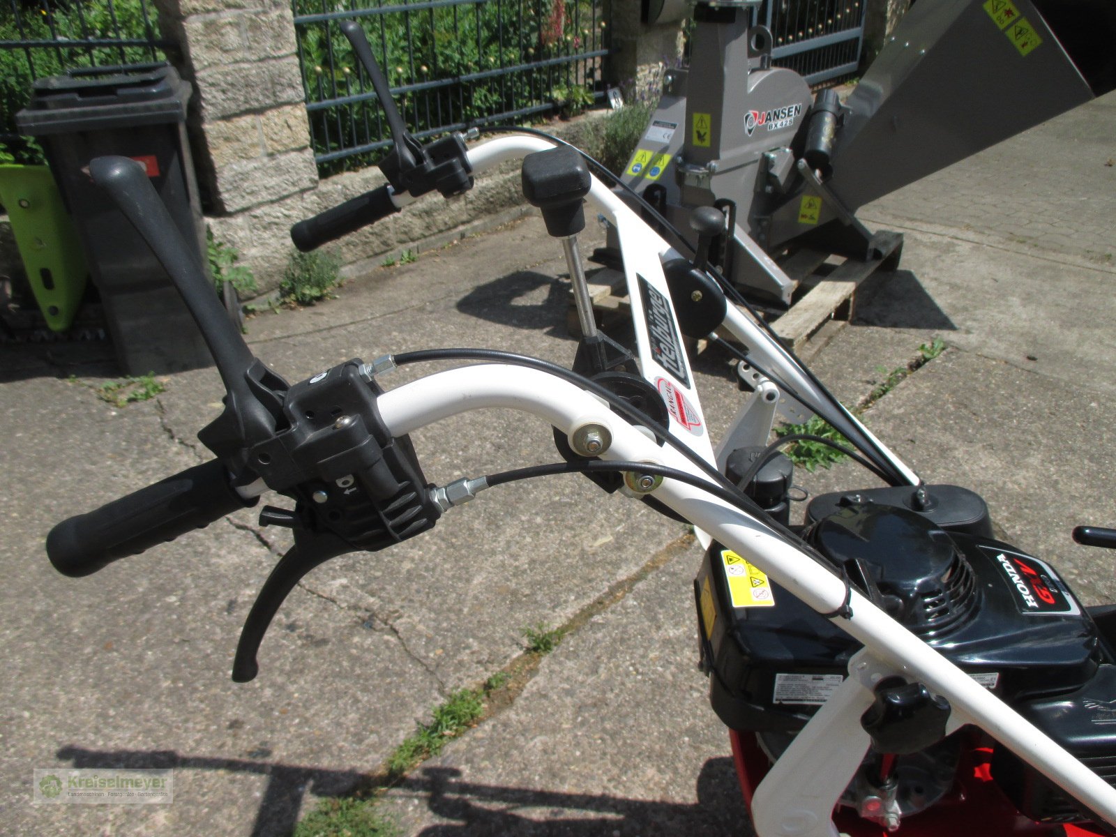 Kehrmaschine typu Tielbürger TK 48 Prof. Honda Motor 100 cm Arbeitsbreite mit Behälter neuwertig, Gebrauchtmaschine v Feuchtwangen (Obrázek 6)