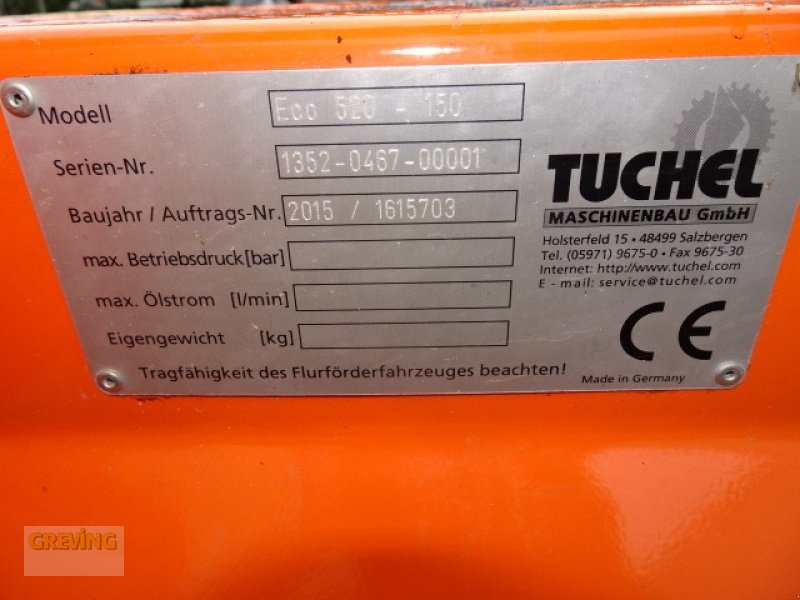 Kehrmaschine a típus Tuchel Eco  520-150, Antrieb über Gelenkwelle., Gebrauchtmaschine ekkor: Greven (Kép 11)