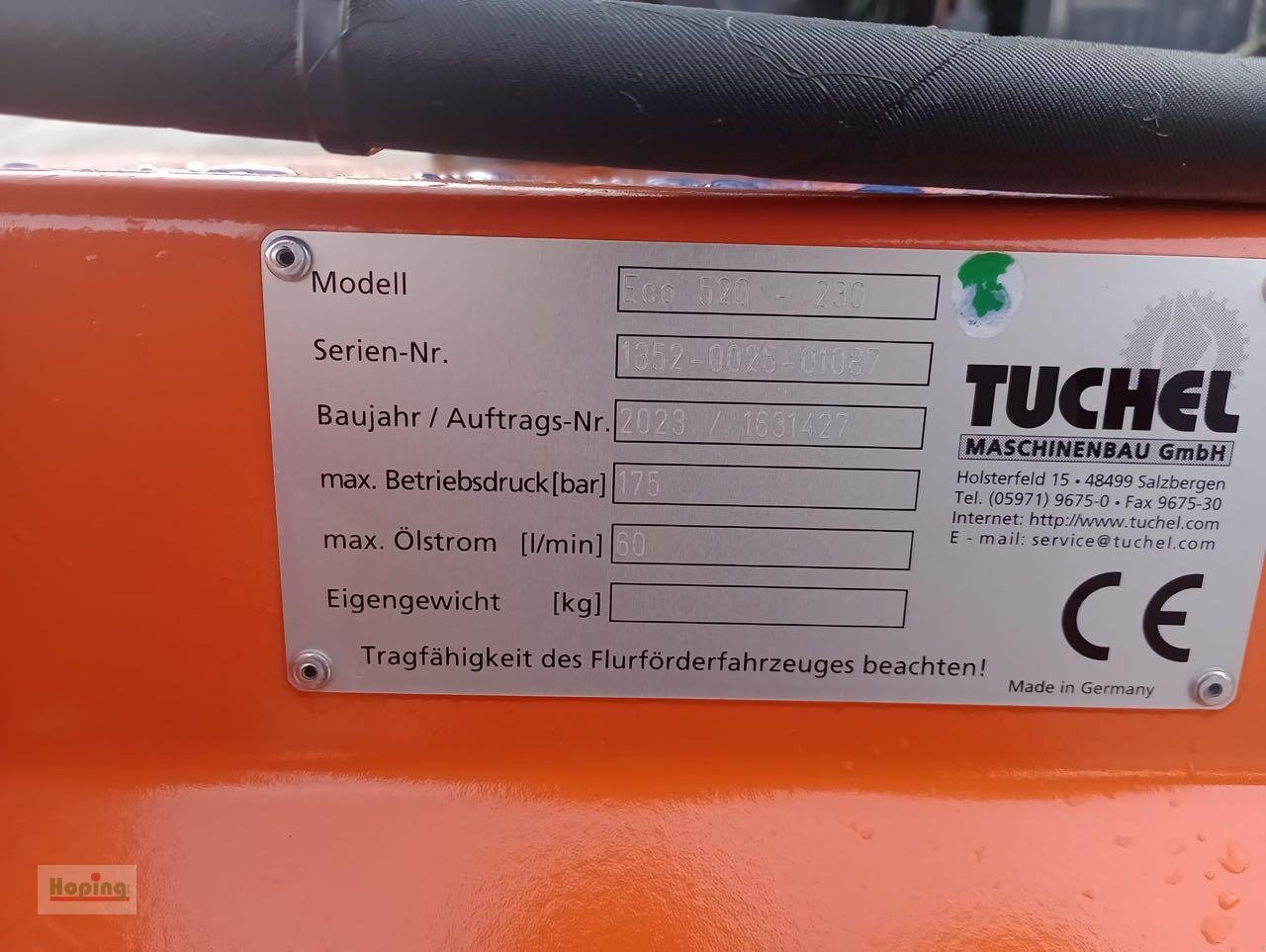 Kehrmaschine des Typs Tuchel ECO Pro, Gebrauchtmaschine in Bakum (Bild 7)