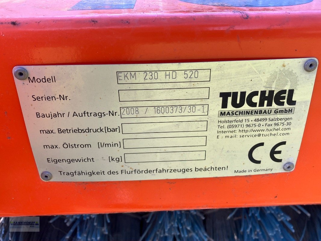 Kehrmaschine des Typs Tuchel EKM 230 HD 520, Gebrauchtmaschine in Aurich (Bild 11)
