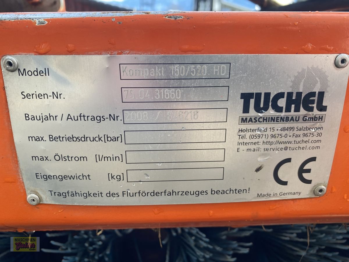 Kehrmaschine des Typs Tuchel Kompakt 150/520HD, Gebrauchtmaschine in Kötschach (Bild 11)