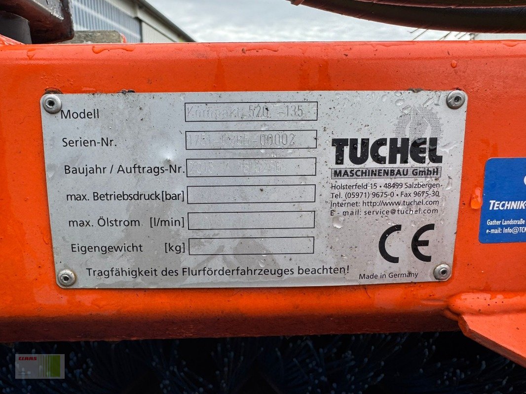 Kehrmaschine des Typs Tuchel Kompakt 520, Gebrauchtmaschine in Risum-Lindholm (Bild 4)