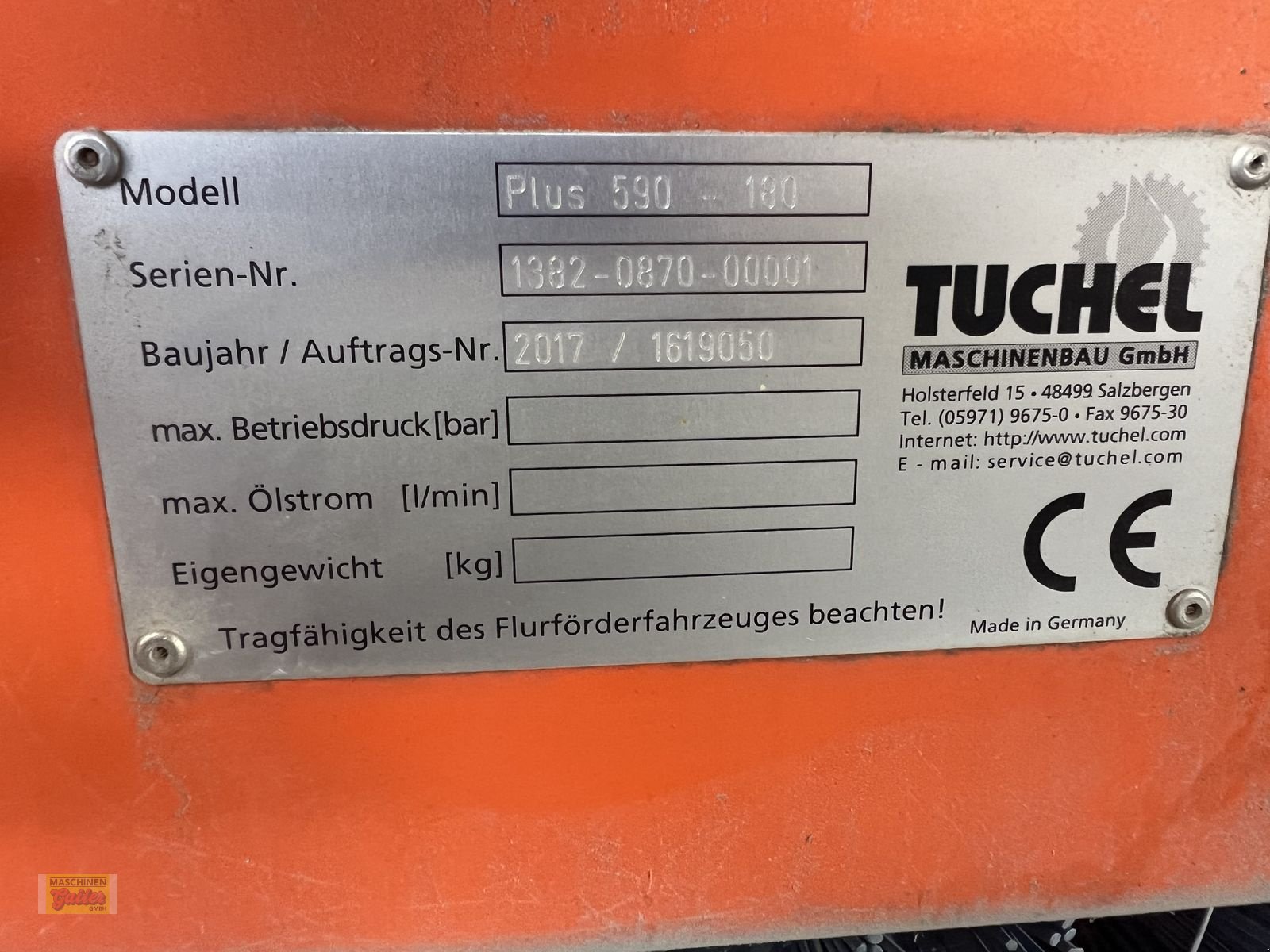 Kehrmaschine typu Tuchel Plus 590 - 180, Gebrauchtmaschine v Kötschach (Obrázek 4)