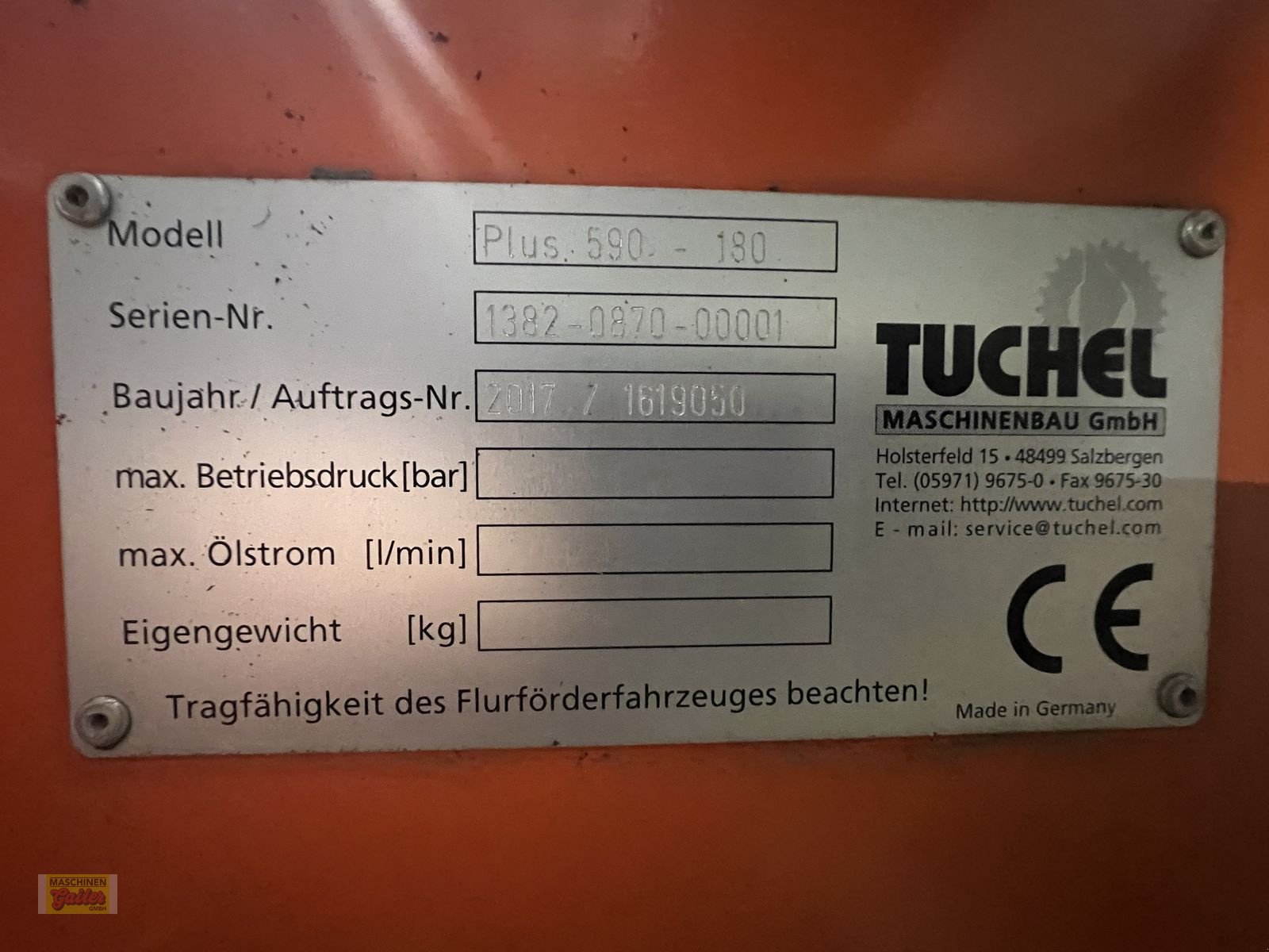 Kehrmaschine typu Tuchel Plus 590 - 180, Gebrauchtmaschine v Kötschach (Obrázek 12)