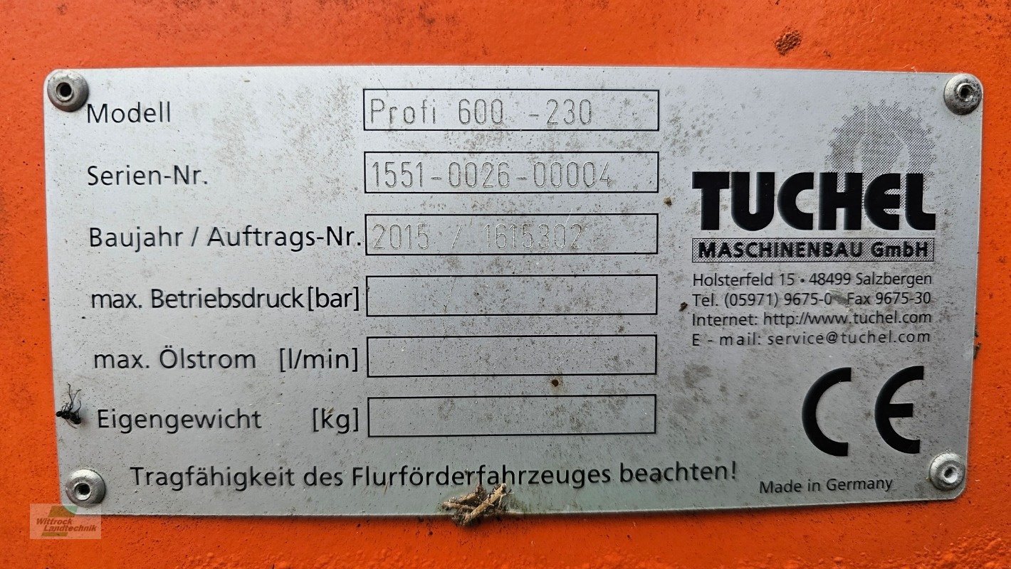Kehrmaschine des Typs Tuchel Profi 230, Gebrauchtmaschine in Rhede / Brual (Bild 10)