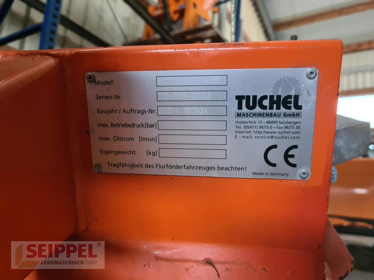 Kehrmaschine tip Tuchel SIMPLEX 150 KEHRMASCHINE, Gebrauchtmaschine in Groß-Umstadt (Poză 3)