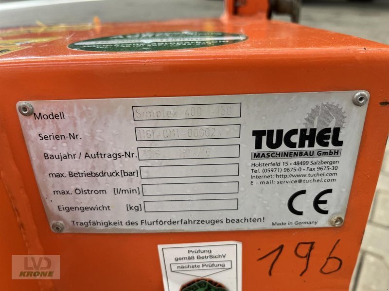 Kehrmaschine des Typs Tuchel Simplex 150, Gebrauchtmaschine in Spelle (Bild 6)