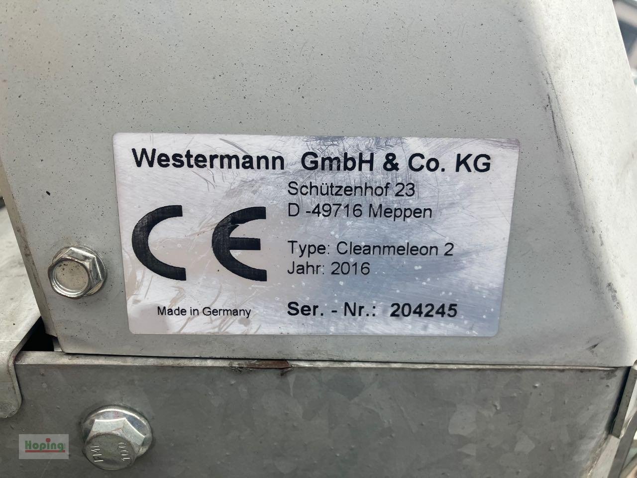 Kehrmaschine typu Westermann Cleanmeleon 2, Gebrauchtmaschine v Bakum (Obrázek 15)