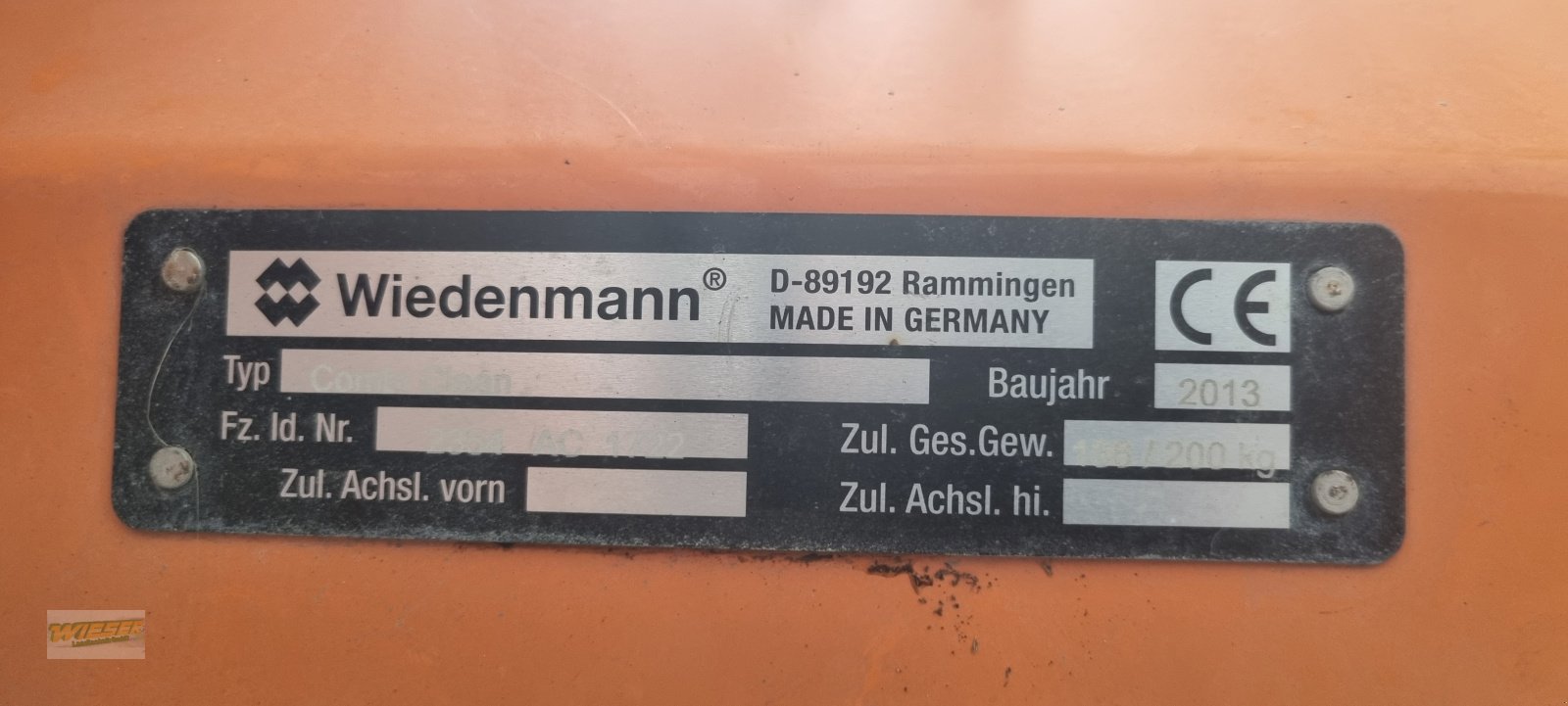 Kehrmaschine typu Wiedenmann Combi Clean 2350, Gebrauchtmaschine w Frauenneuharting (Zdjęcie 9)