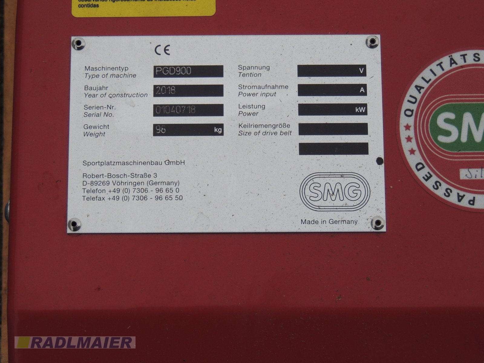 Kehrsaugmaschine des Typs Gianni Ferrari PGD900, Neumaschine in Babensham (Bild 5)