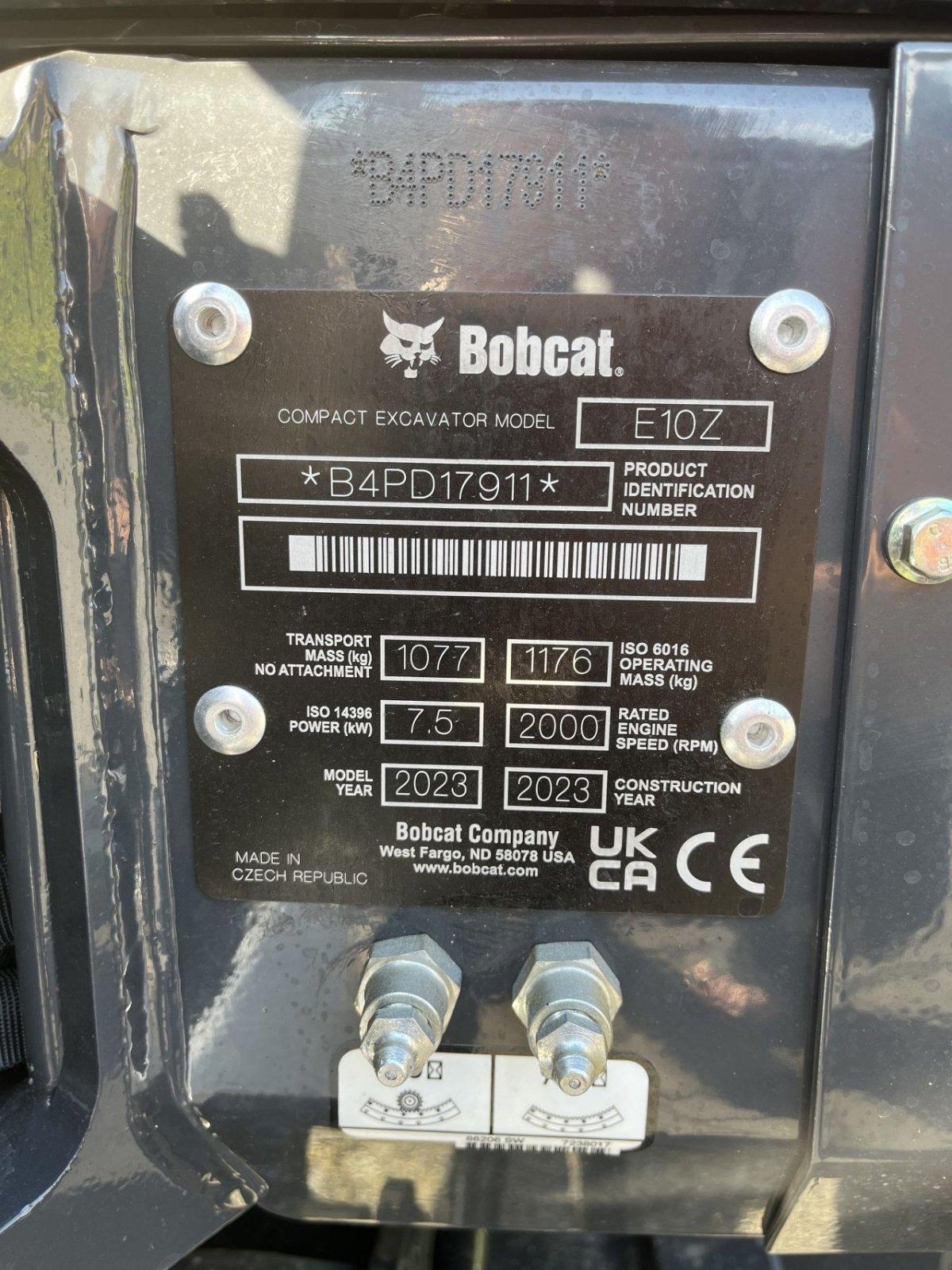Kettenbagger des Typs Bobcat E10Z, Neumaschine in Nuth (Bild 7)
