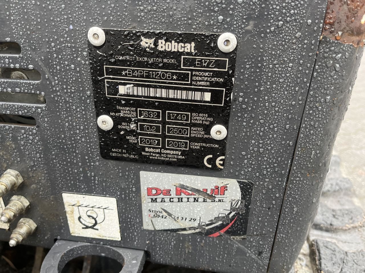 Kettenbagger of the type Bobcat E17z, Gebrauchtmaschine in Stroe (Gld) (Picture 5)