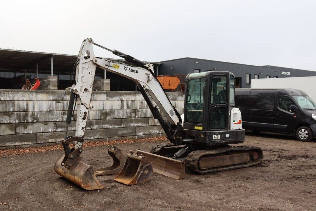 Kettenbagger du type Bobcat E50, Gebrauchtmaschine en Antwerpen (Photo 10)