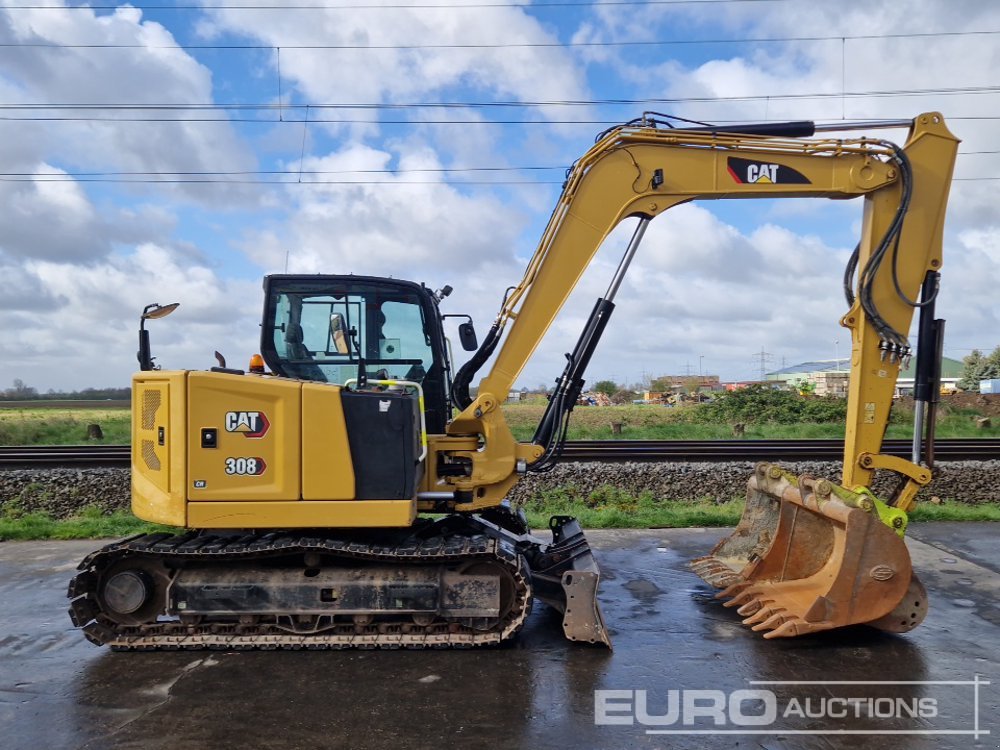 Kettenbagger a típus CAT 308CR, Gebrauchtmaschine ekkor: Dormagen (Kép 4)