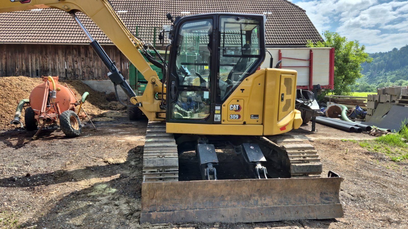 Kettenbagger tip Caterpillar 309 CR High flow, Neumaschine in Liebenfels (Poză 3)