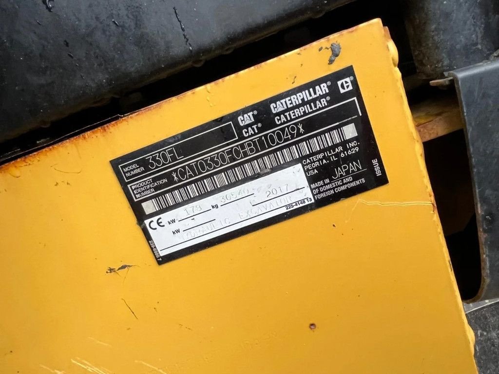 Kettenbagger a típus Caterpillar 330F Grade Control, Gebrauchtmaschine ekkor: Doetinchem (Kép 8)
