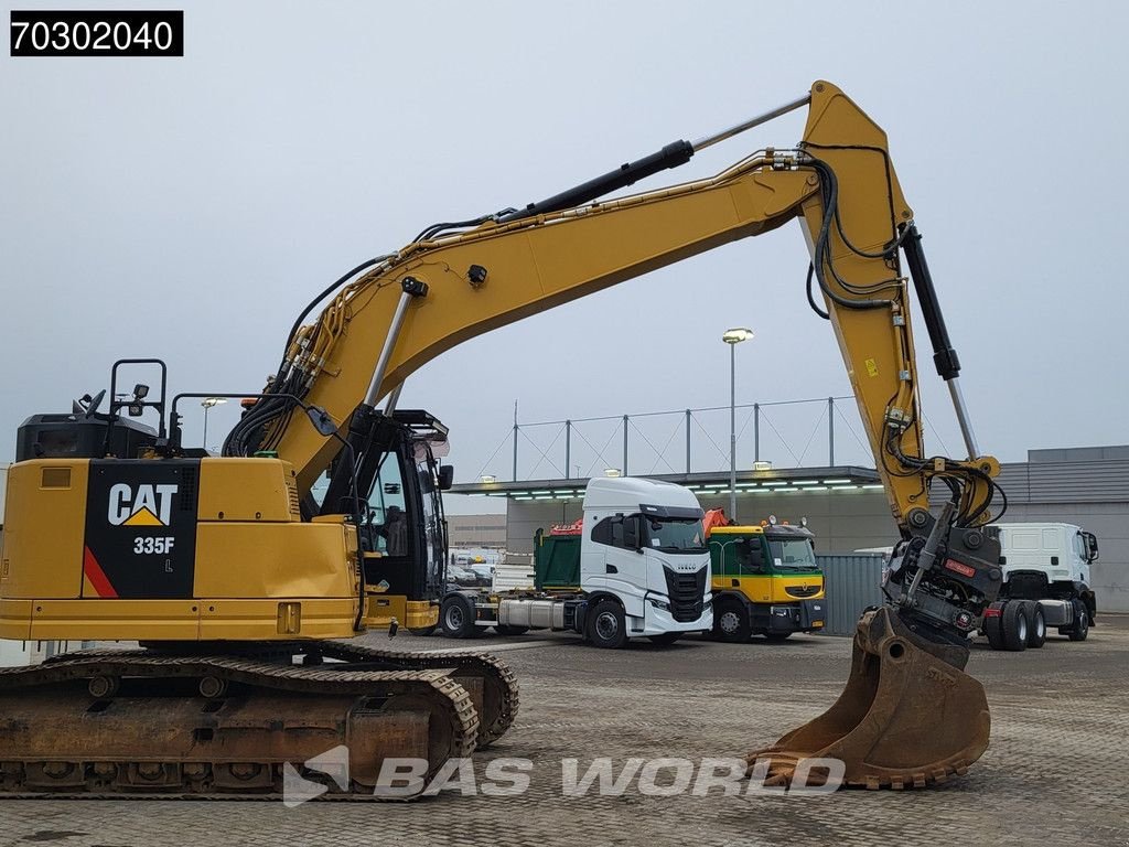 Kettenbagger des Typs Caterpillar 335 FL CR OilQuick - 3 Buckets, Gebrauchtmaschine in Veghel (Bild 9)