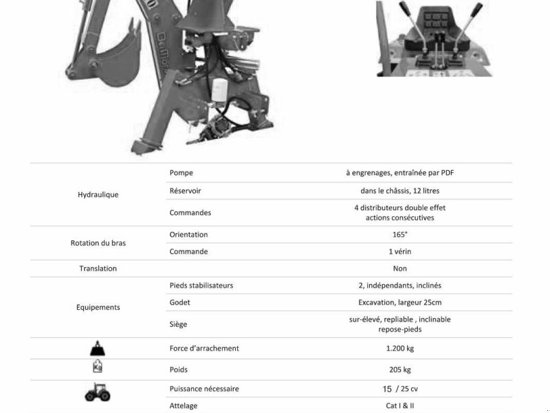 Kettenbagger a típus Del Morino RES10, Gebrauchtmaschine ekkor: LA SOUTERRAINE (Kép 1)