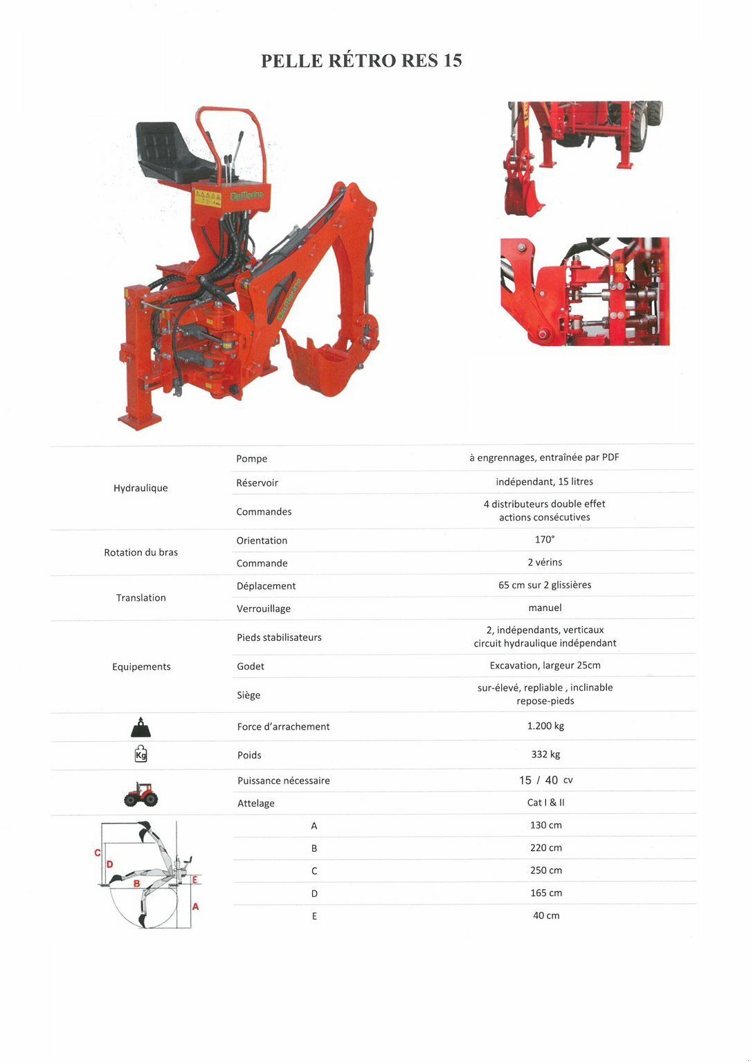 Kettenbagger типа Del Morino RES15, Gebrauchtmaschine в LA SOUTERRAINE (Фотография 2)