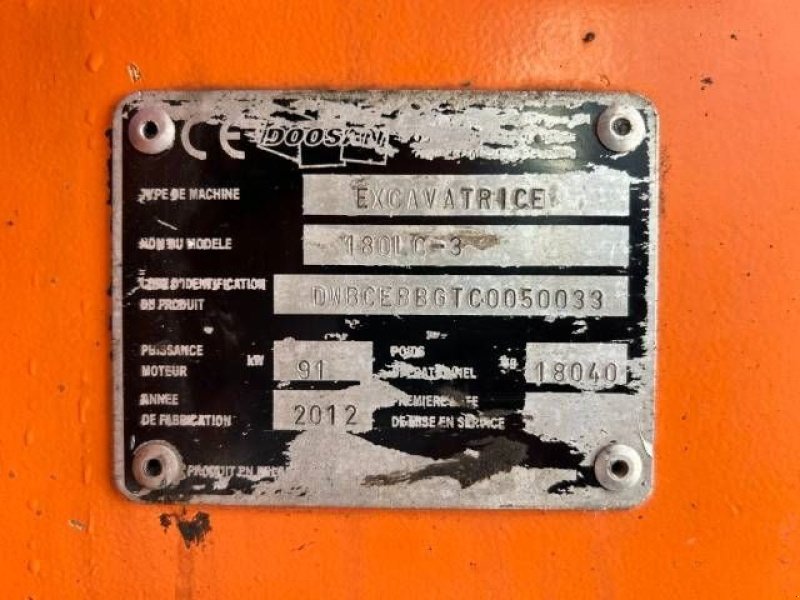 Kettenbagger типа Doosan DX 180 LC-3, Gebrauchtmaschine в Roosendaal (Фотография 10)