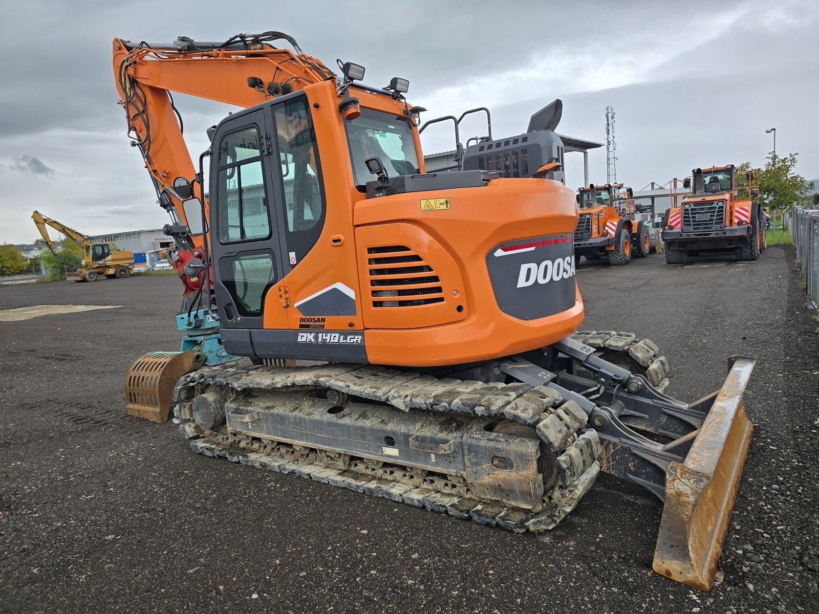 Kettenbagger типа Doosan DX140LCR, Gebrauchtmaschine в Gabersdorf (Фотография 7)