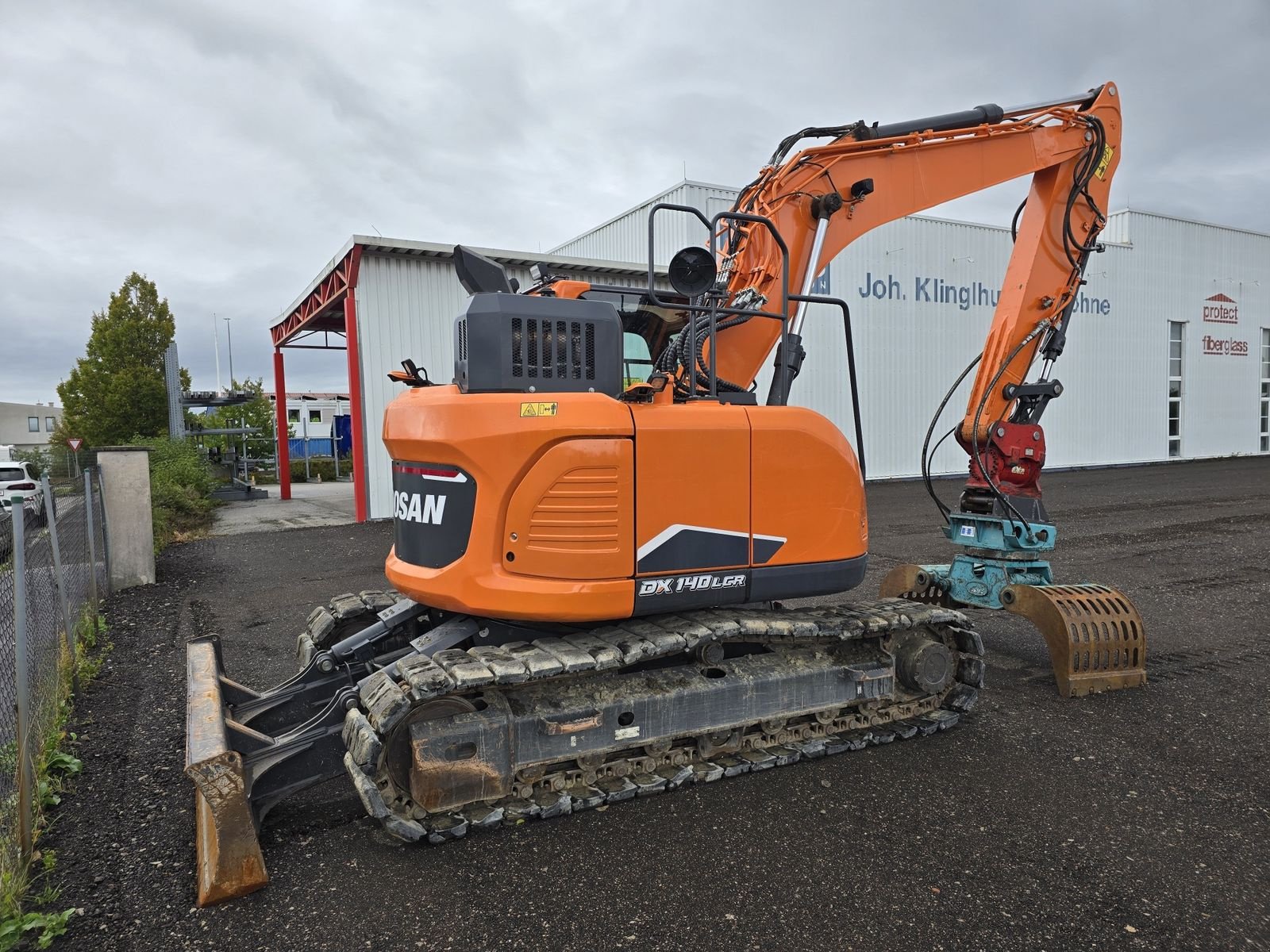 Kettenbagger типа Doosan DX140LCR, Gebrauchtmaschine в Gabersdorf (Фотография 4)