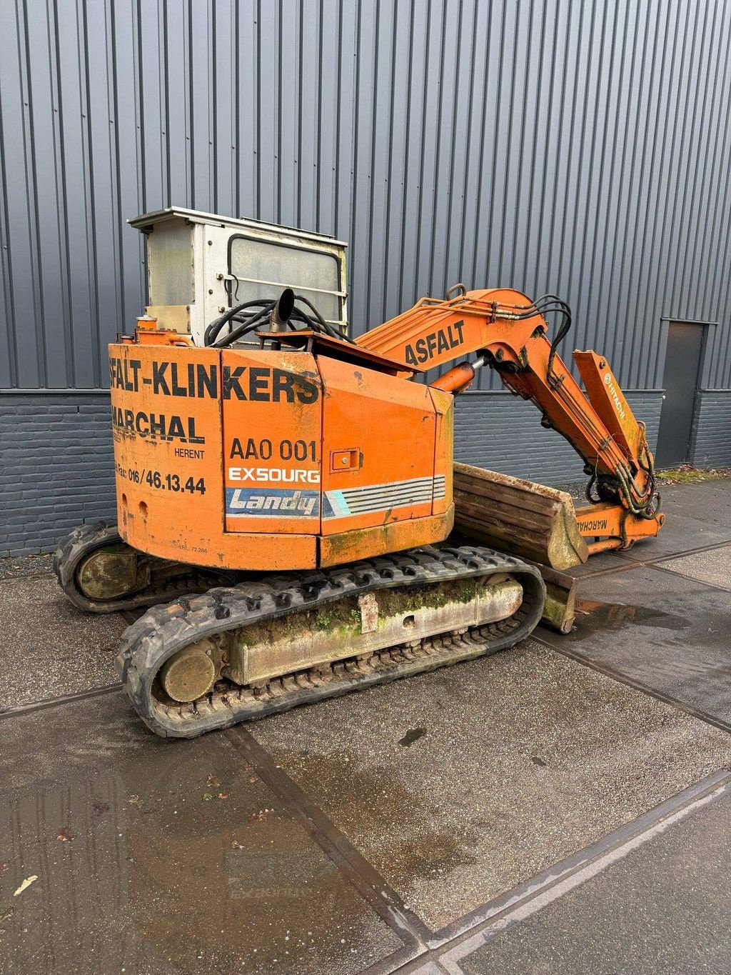 Kettenbagger del tipo Hitachi EX50URG, Gebrauchtmaschine en Antwerpen (Imagen 3)
