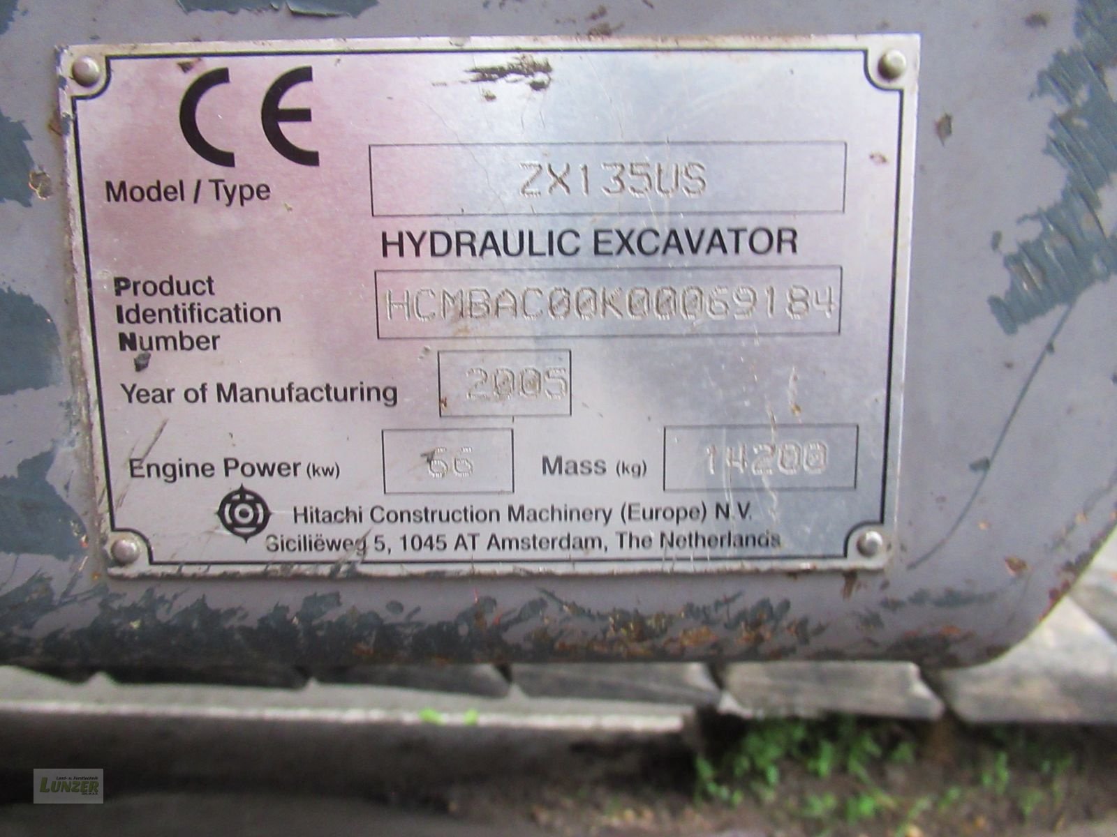 Kettenbagger typu Hitachi ZAXIS 135 US, Gebrauchtmaschine v Kaumberg (Obrázek 4)