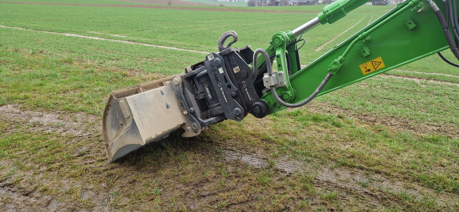 Kettenbagger typu Hitachi ZX130-7 OilQuick OQ65 Vollausstattung Neuw. Bj. 09.2023 90 Stunden 2 Löffel, Gebrauchtmaschine v Palling (Obrázek 10)