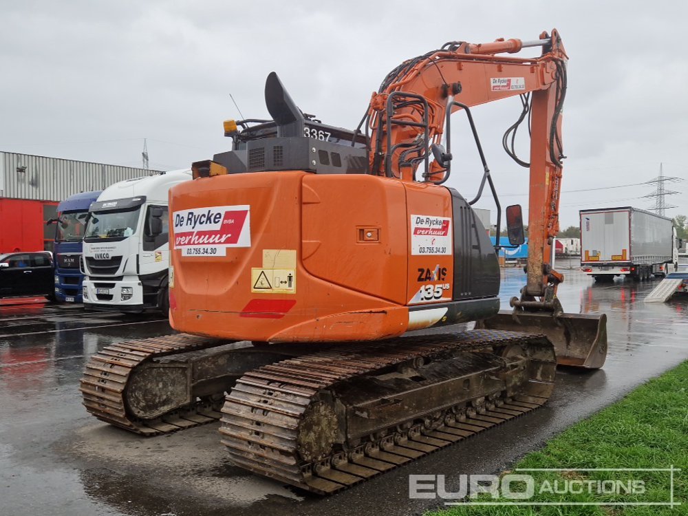 Kettenbagger a típus Hitachi ZX135US-6, Gebrauchtmaschine ekkor: Dormagen (Kép 3)