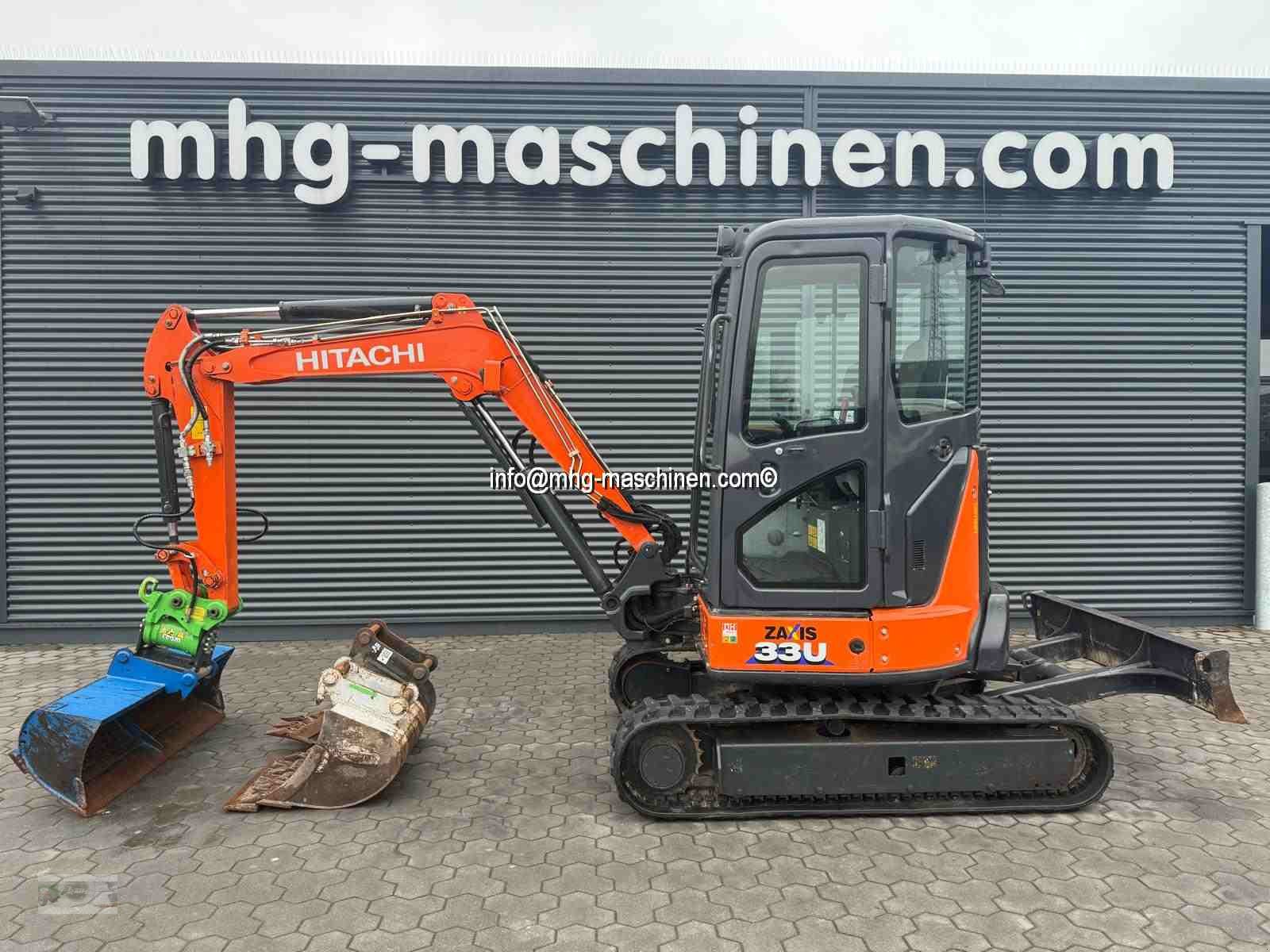 Kettenbagger des Typs Hitachi ZX33U-5 Kettenbagger nur 1453 h, Gebrauchtmaschine in Gescher (Bild 1)