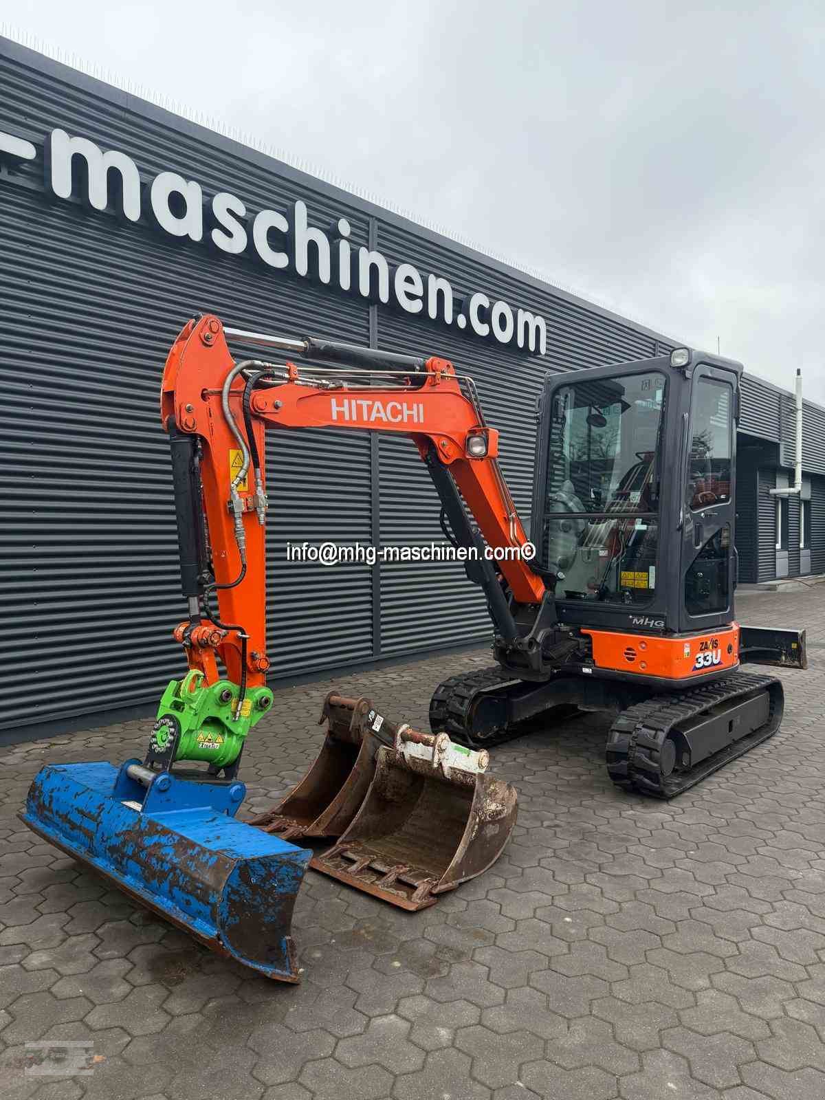 Kettenbagger des Typs Hitachi ZX33U-5 Kettenbagger nur 1453 h, Gebrauchtmaschine in Gescher (Bild 2)