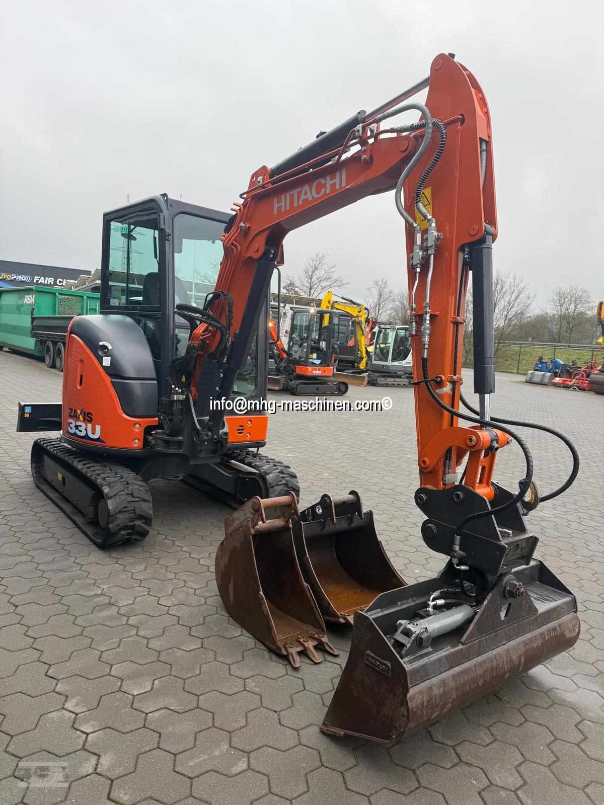 Kettenbagger des Typs Hitachi ZX33U-6 Kettenbagger nur 341h, Klima, Gebrauchtmaschine in Gescher (Bild 5)