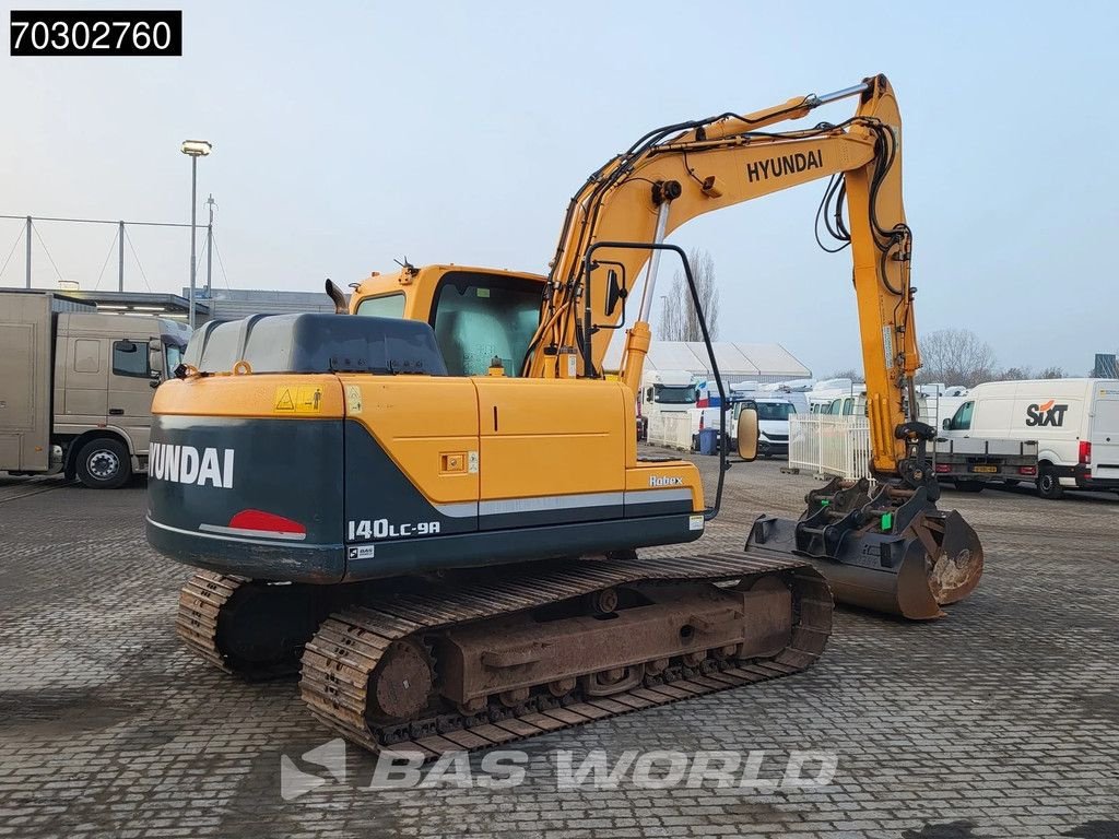 Kettenbagger des Typs Hyundai R140 LC-9A, Gebrauchtmaschine in Veghel (Bild 5)