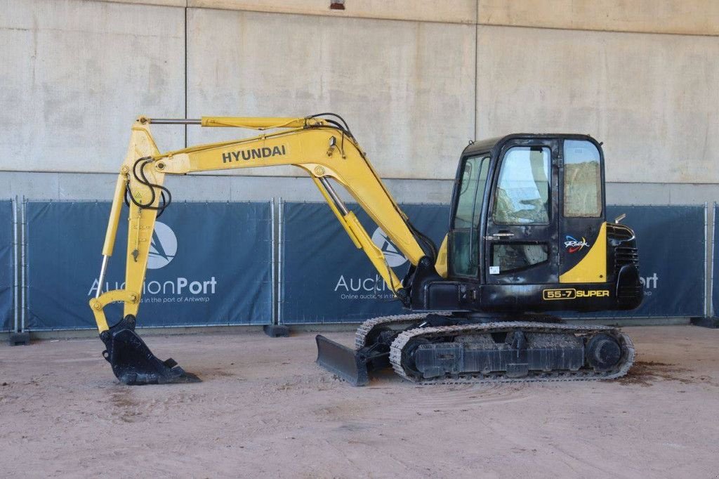 Kettenbagger tip Hyundai R55-7, Gebrauchtmaschine in Antwerpen (Poză 1)