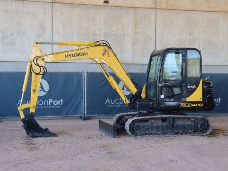 Kettenbagger tip Hyundai R55-7, Gebrauchtmaschine in Antwerpen (Poză 1)