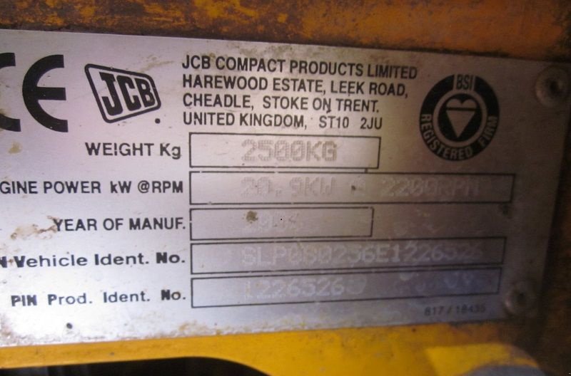 Kettenbagger del tipo JCB 8025 ZTS, Gebrauchtmaschine In CHAPONOST (Immagine 2)