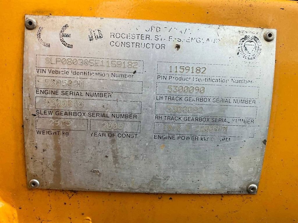 Kettenbagger a típus JCB 803, Gebrauchtmaschine ekkor: Antwerpen (Kép 10)