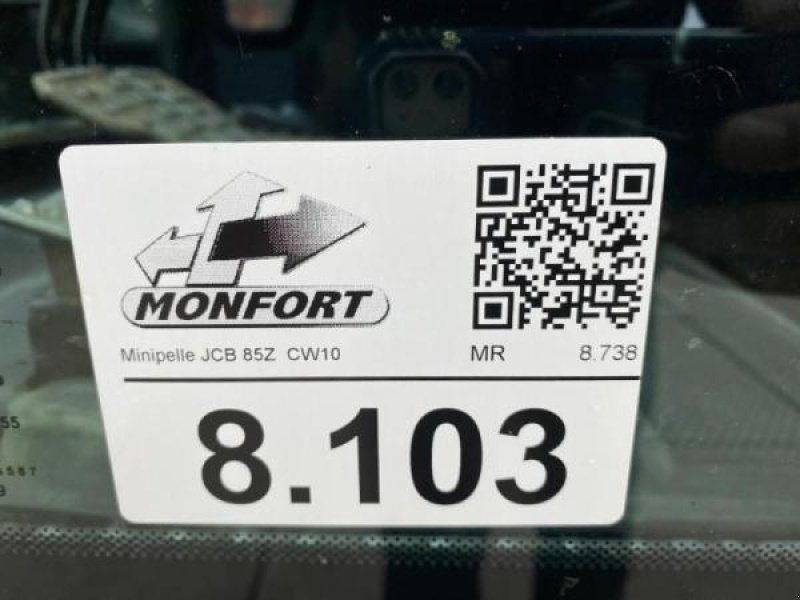 Kettenbagger типа JCB 85Z, Gebrauchtmaschine в Sorée (Фотография 8)