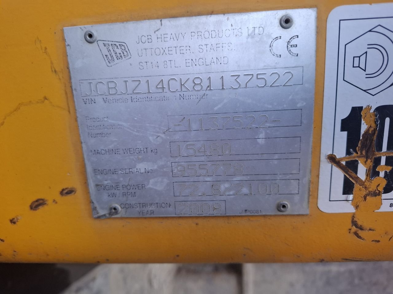 Kettenbagger от тип JCB Jz140, Gebrauchtmaschine в nistelrode (Снимка 10)
